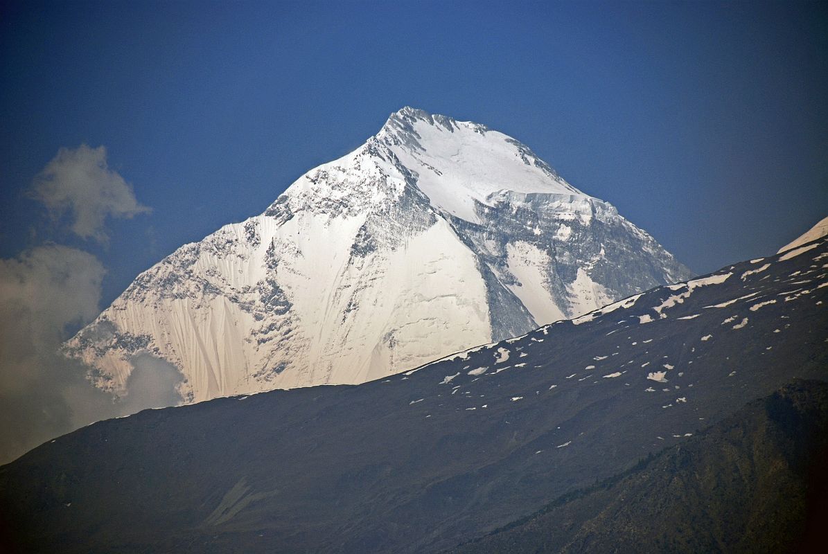 106 Dhaulagiri North Face From Road To Kagbeni Dhaulagiri North Face close up from the trek from Jomsom to Kagbeni. (Herzog) 